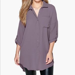 Boohoo Plus Oversized blouse